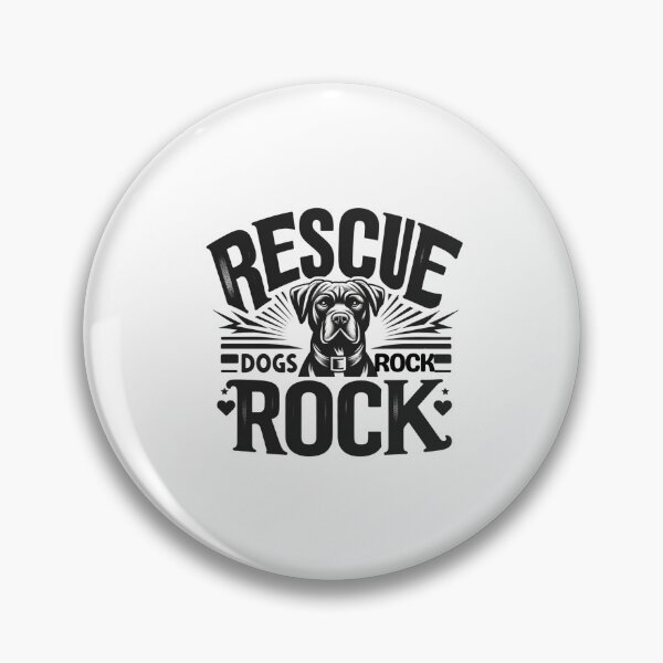 Item preview, Rescue Dogs Rock designed and sold by creativechaster.