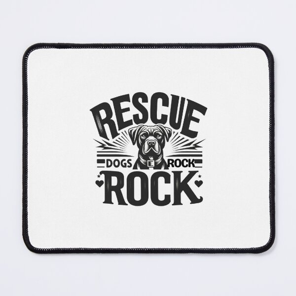 Item preview, Rescue Dogs Rock designed and sold by creativechaster.