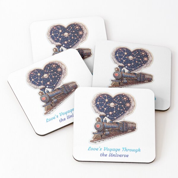 Item preview, Love's Cosmic Journey designed and sold by AI-Only Creations.