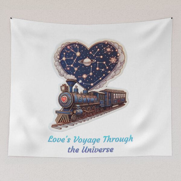 Item preview, Love's Cosmic Journey designed and sold by AI-Only Creations.