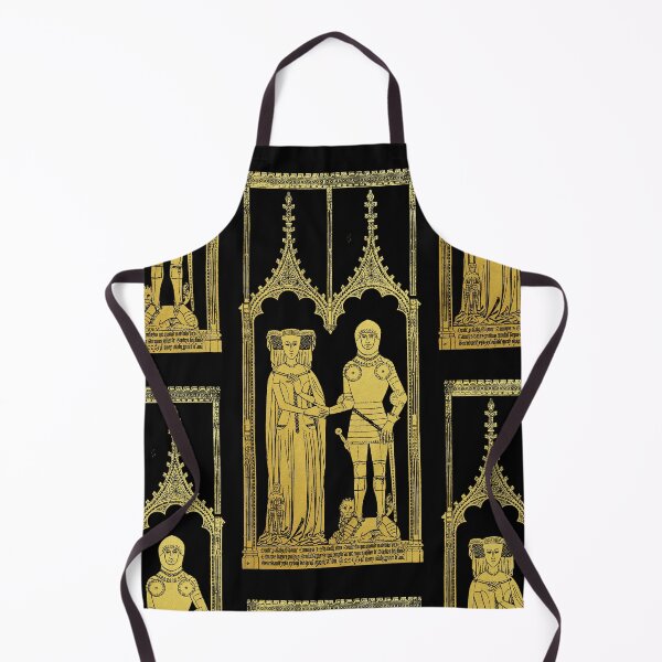 Item preview, Medieval Tomb Brass Rubbing Knight, Lady and Child abt 1420 designed and sold by Pixelchicken.