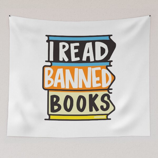 Item preview, I Read Banned Books designed and sold by Timegraf.