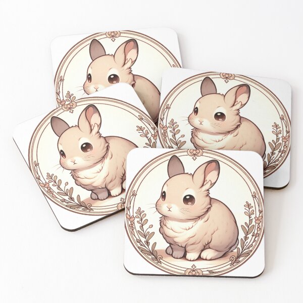 Item preview, cute bunny in a frame #2 designed and sold by Luki1604.