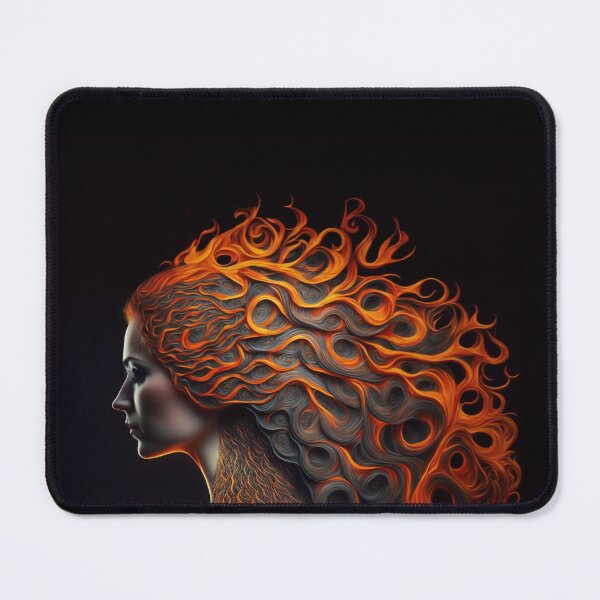 Item preview, woman's hair made of lava designed and sold by Fantasymachine.