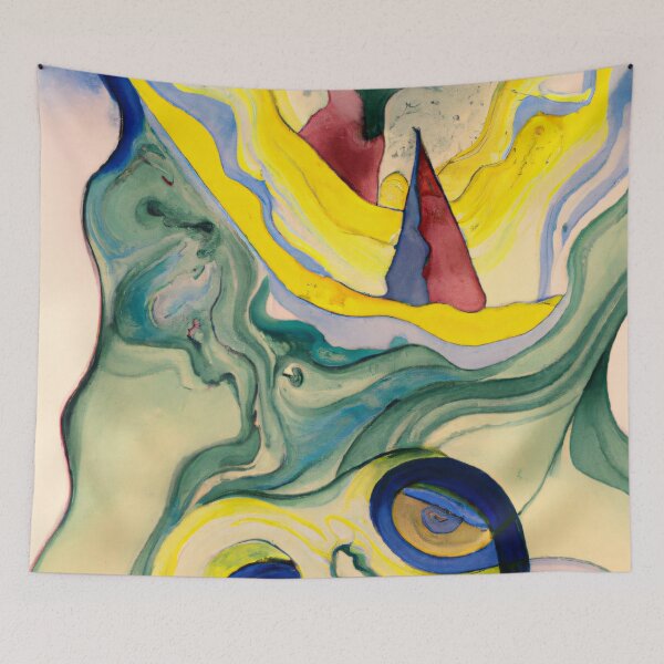 Item preview, zenbardzzz - floating with the sine wave(Cover Art) designed and sold by lofibardzzz.