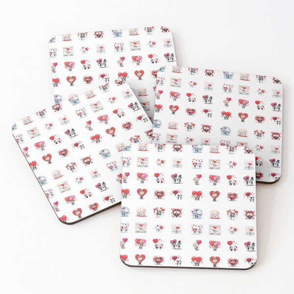 Item preview, Valentine's Day - sticker bundle, stickers - 16 pieces designed and sold by sabantha.