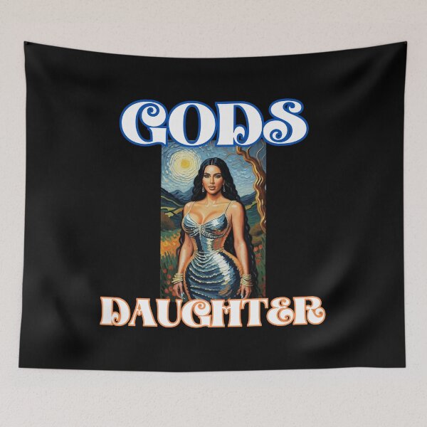 Item preview, Gods daughter wonderful women in van Gogh style funny christian gifts for easter designed and sold by thankful-loco.
