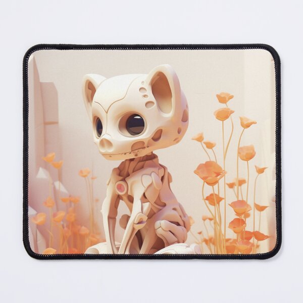 Item preview, funny preppy skeleton cat sitting on the floor designed and sold by MilkyBerryShop.