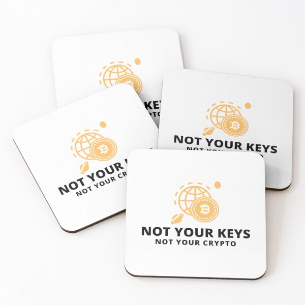 Item preview, Not Your Keys Not your Crypto Bitcoin Logo Security designed and sold by kylmllr101684.