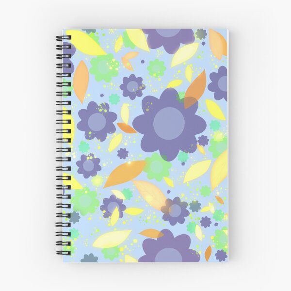 Item preview, Blue small flower | Seamless colorful floral motif |  flower and leaves pattern designed and sold by DrStickerManiac.