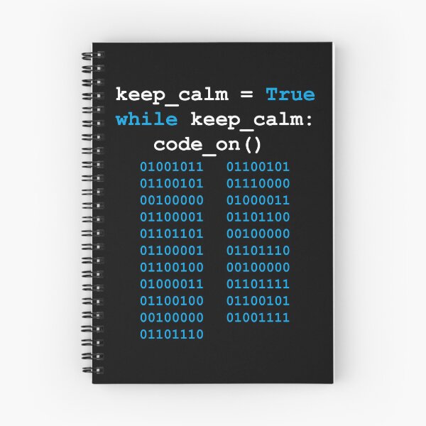 Item preview, Keep Calm and Code On 2 white designed and sold by AlCamillo.