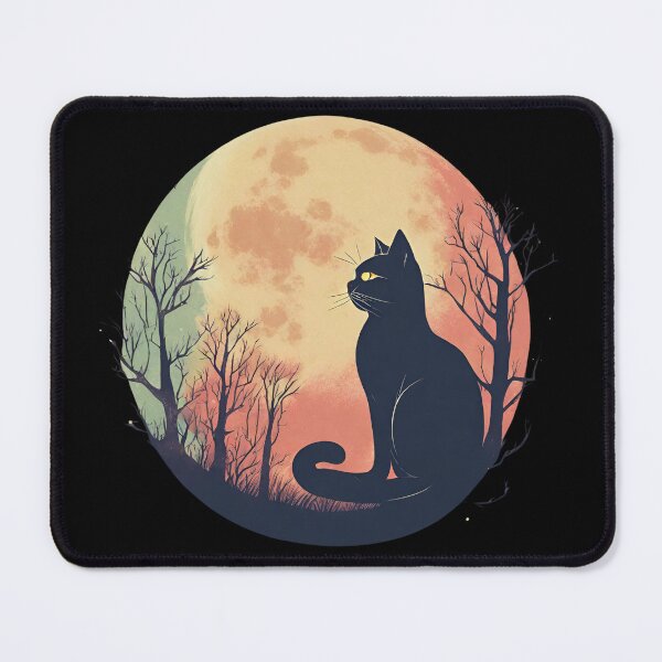 Item preview, Cat Under The Moon designed and sold by NERO gOVEDI.