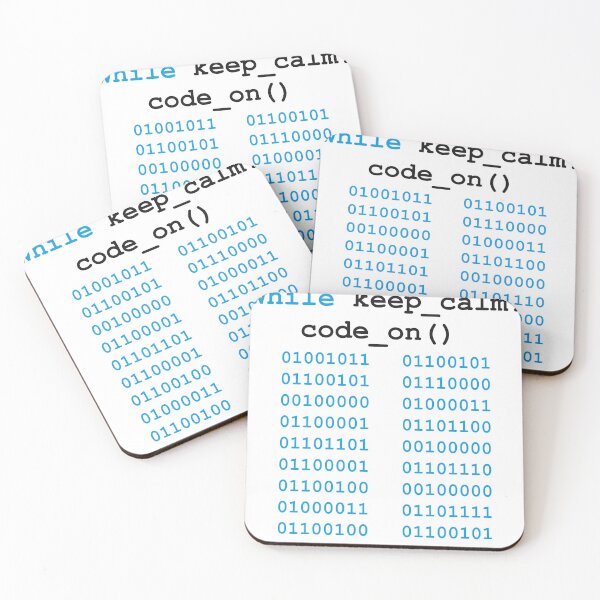Item preview, Keep Calm and Code On 2 black designed and sold by AlCamillo.