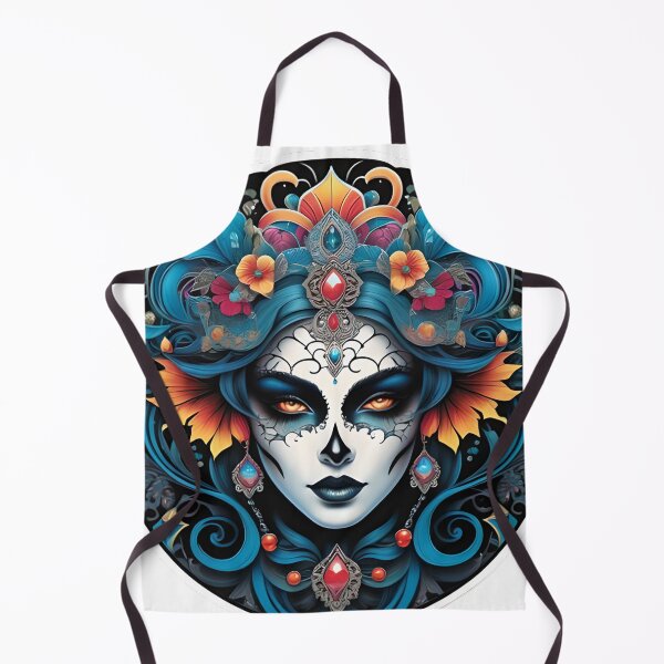 Item preview, Demonic Beauty With Petals And Gemstones designed and sold by PinkAlchemy.
