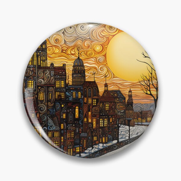 Item preview, Evening street of an ancient city. designed and sold by Ekalininart.