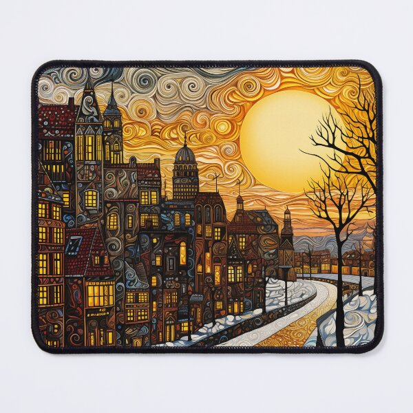 Item preview, Evening street of an ancient city. designed and sold by Ekalininart.