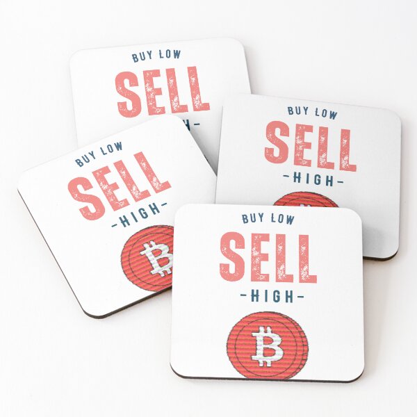 Item preview, Buy Low Sell High with Trippy Orange Bitcoin Token designed and sold by kylmllr101684.