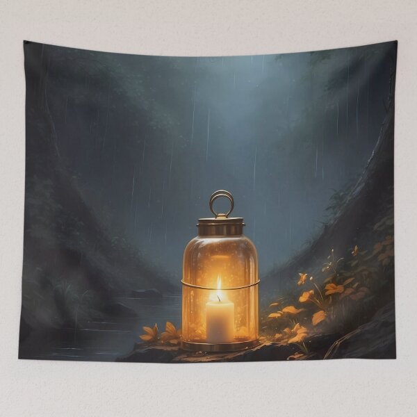 Item preview, Glow in the Mist: A Lantern's Light in the Rainforest designed and sold by Vitalka-uk.