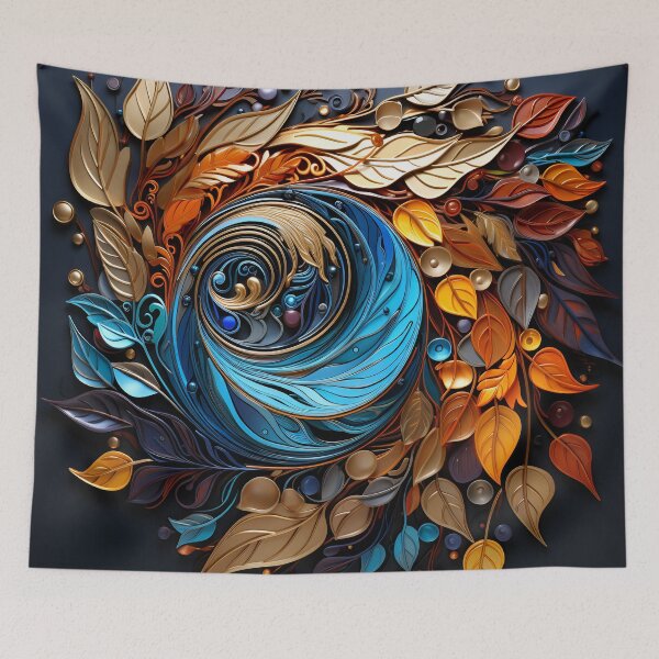 Item preview, "Autumnal Equinox Whorl" designed and sold by APARTAI EU.