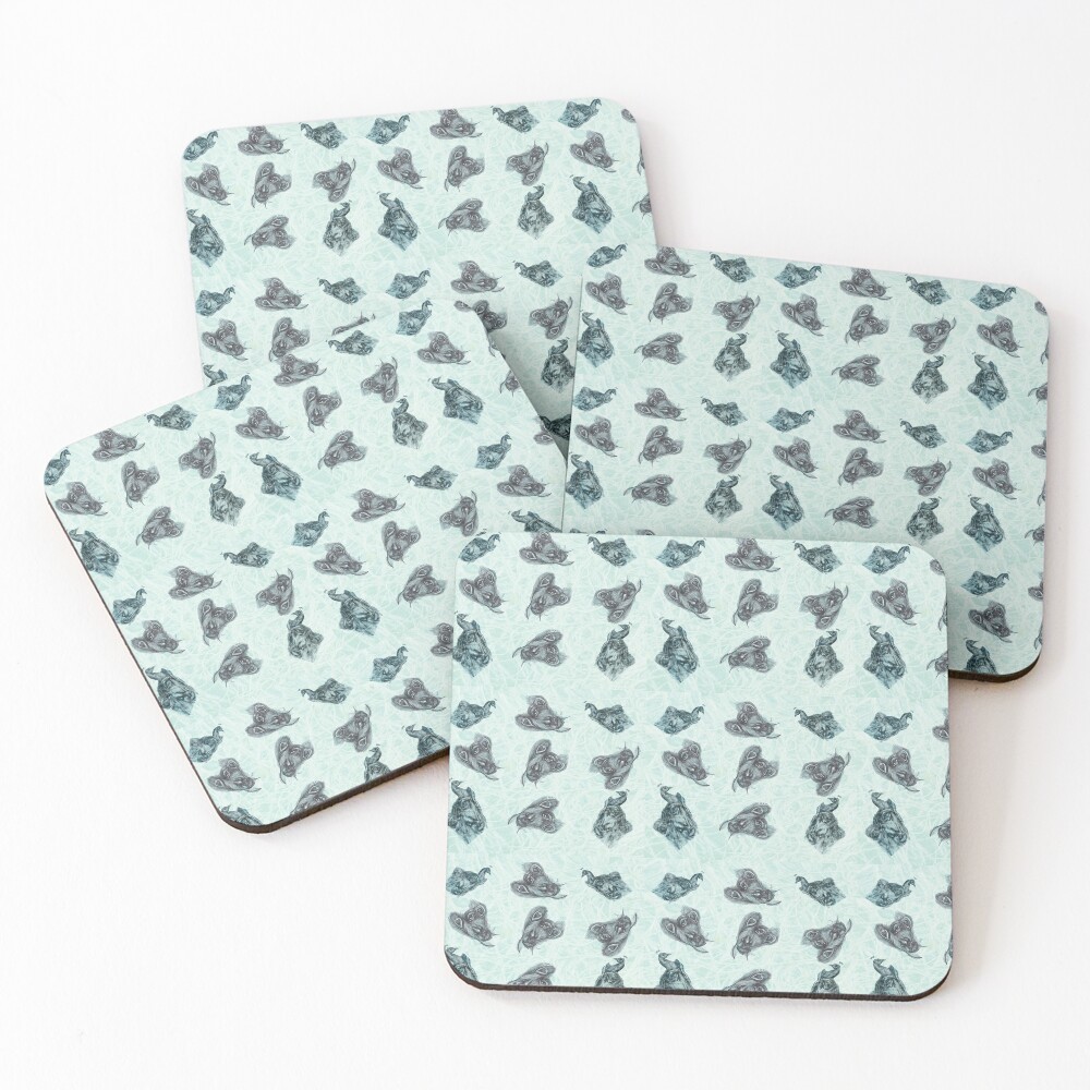 Item preview, Coasters (Set of 4) designed and sold by PlantBased40.
