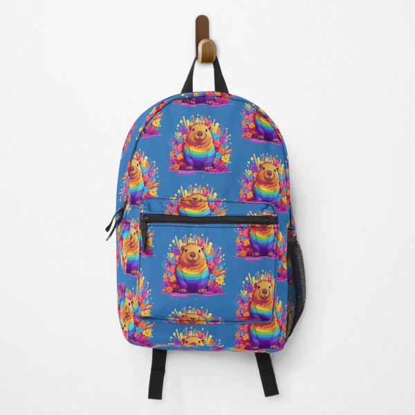 Item preview, Cute rainbow Capybara in pride month designed and sold by MilkyBerryShop.