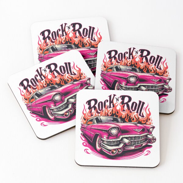 Item preview, Pink cadillac rock n' roll designed and sold by CogniCraft.