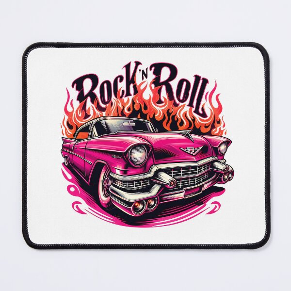 Item preview, Pink cadillac rock n' roll designed and sold by CogniCraft.