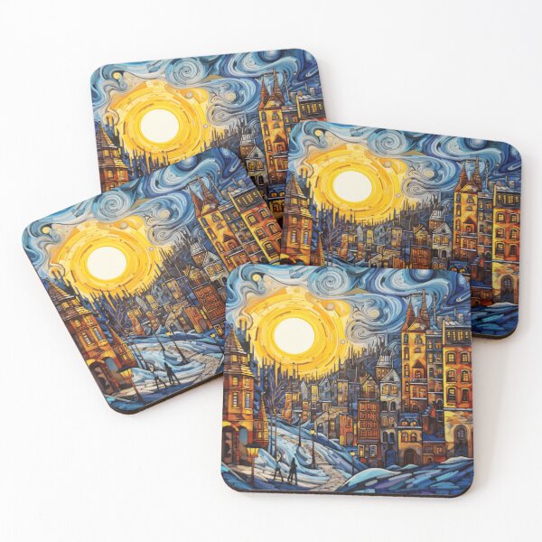 Item preview, Winter in the old town. designed and sold by Ekalininart.