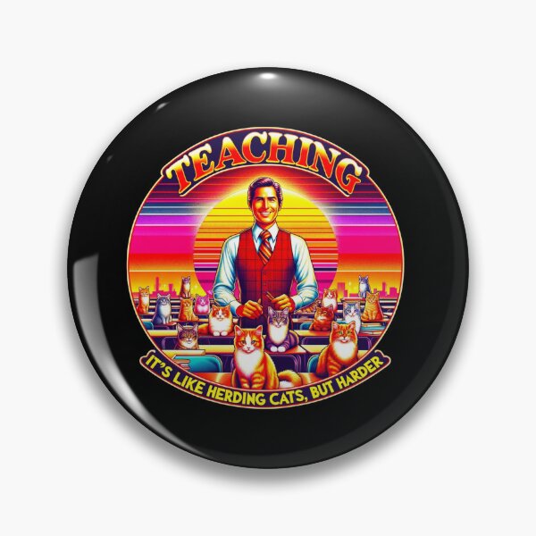 Item preview, Teaching is like herding cats but harder, funny gift for teachers designed and sold by Suhy.
