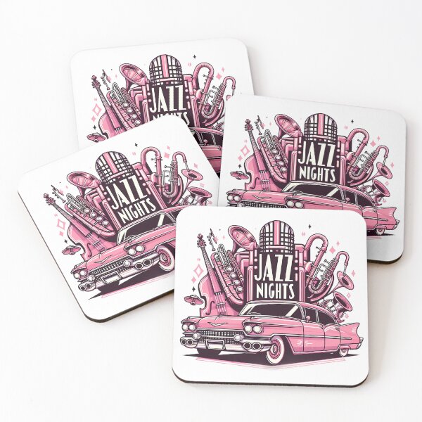 Item preview, Pink cadillac jazz nights designed and sold by CogniCraft.