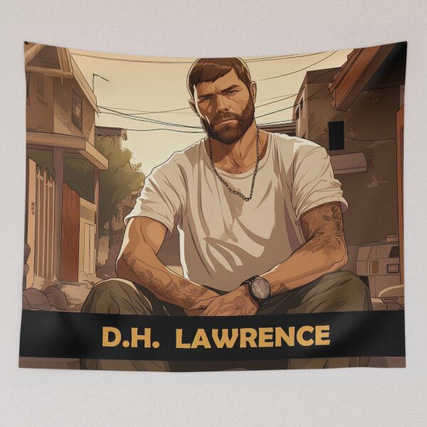 Item preview, D.H. Lawrence | Hip Hop style designed and sold by ComicsFactory.