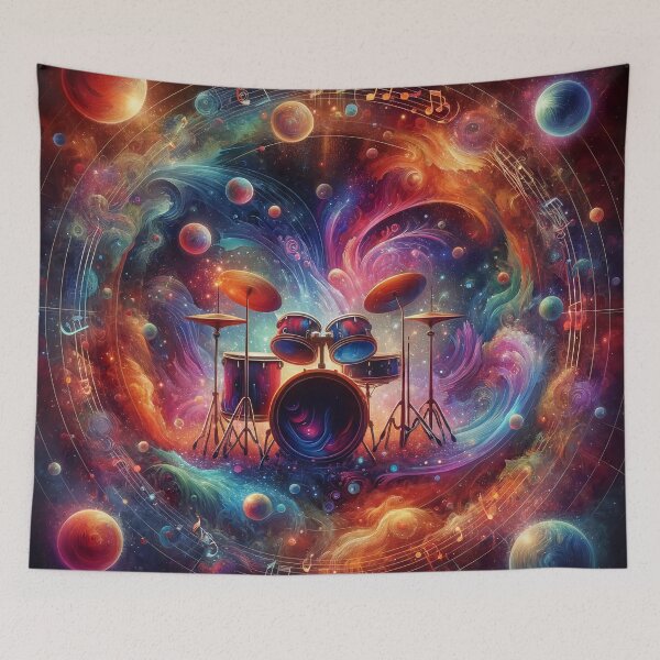 Item preview, Drums with music visualization designed and sold by IdeasStudio.