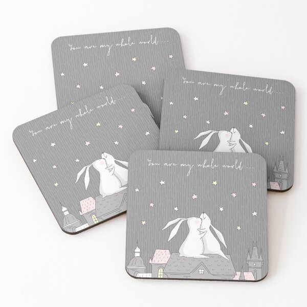 Item preview, You are my whole world cute bunnies designed and sold by smnessen.