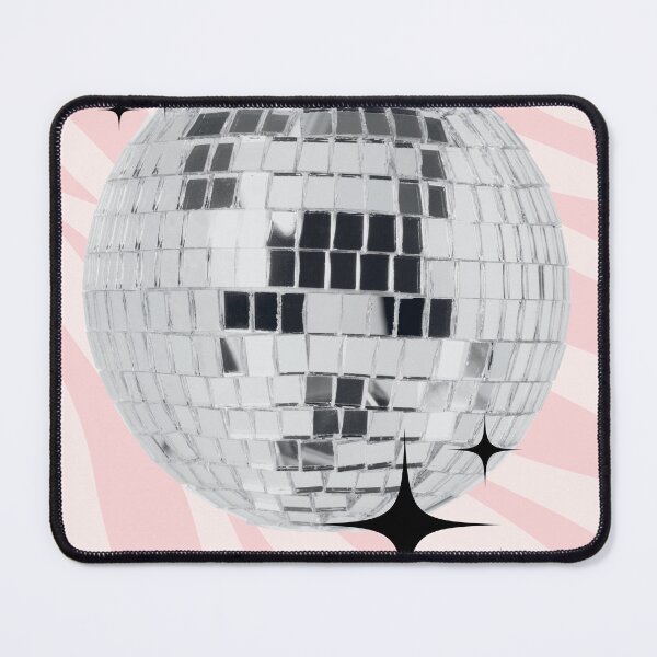 Item preview, Preppy Shiny Disco Ball In Pink Zebra designed and sold by clmstudio.