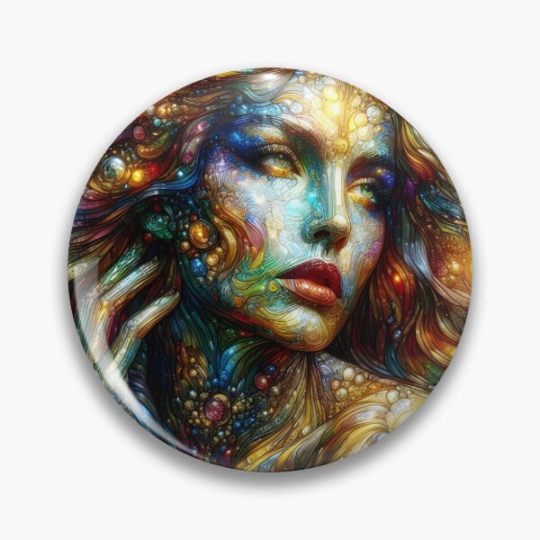 Item preview, stained glass girl designed and sold by rhadooss.