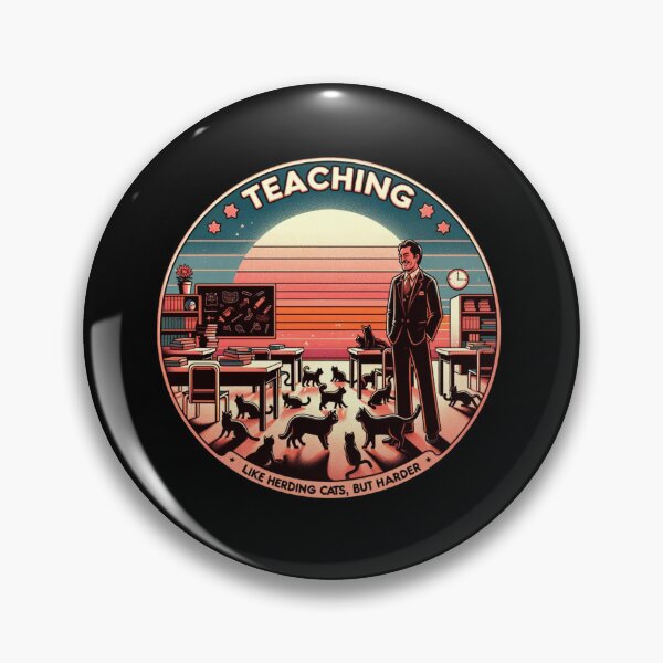 Item preview, Teaching is like herding cats but harder, funny gift for teachers designed and sold by Suhy.