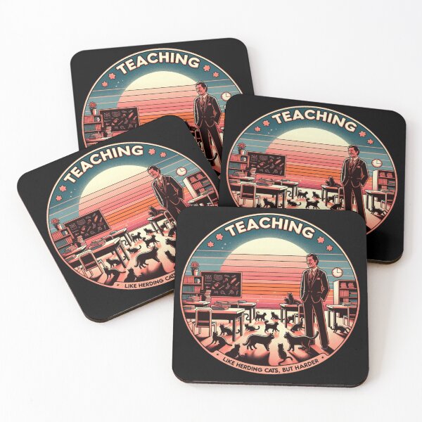 Item preview, Teaching is like herding cats but harder, funny gift for teachers designed and sold by Suhy.
