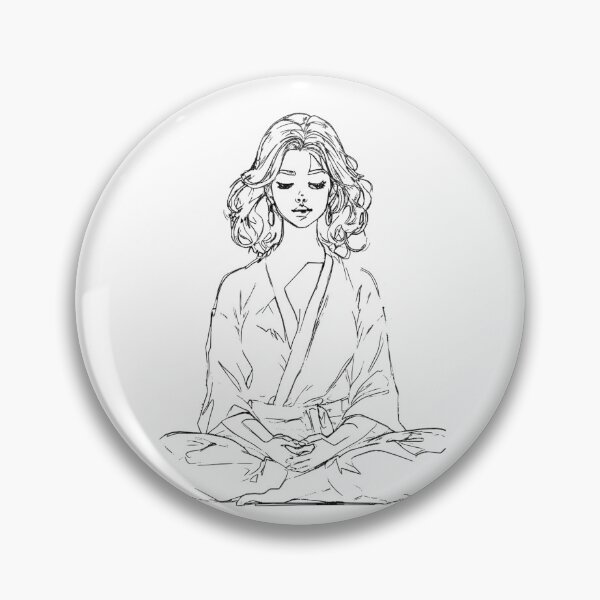 Item preview, A meditating woman designed and sold by adlkh.