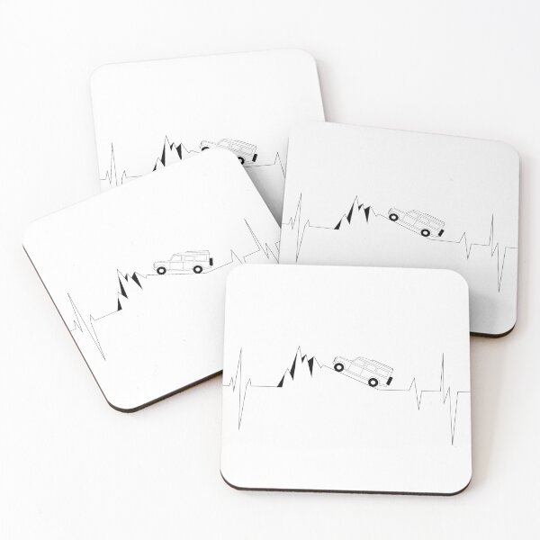 Item preview, 4x4 Off Road Car Heartbeat Black designed and sold by Oddoty.