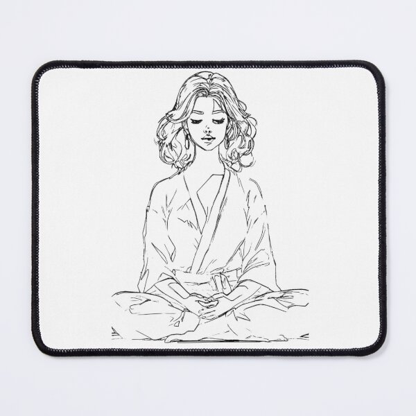 Item preview, A meditating woman designed and sold by adlkh.