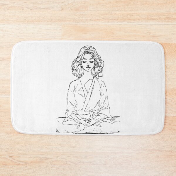 Item preview, A meditating woman designed and sold by adlkh.