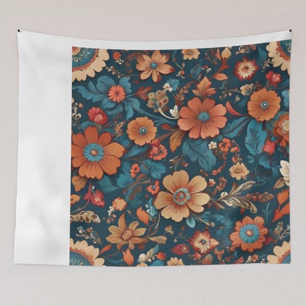 Item preview, Boho Floral Decorative Pattern 2024 designed and sold by Mobile Cases Store.