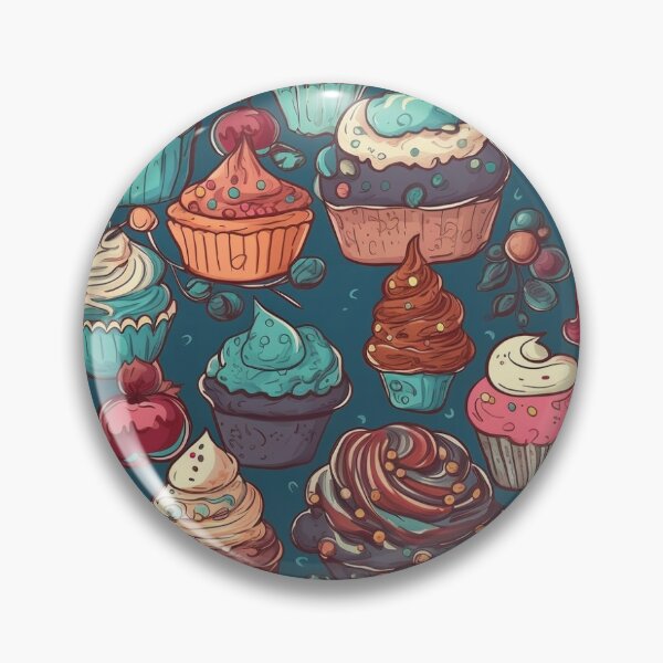 Item preview, cupcakes designed and sold by PaperKingCo.