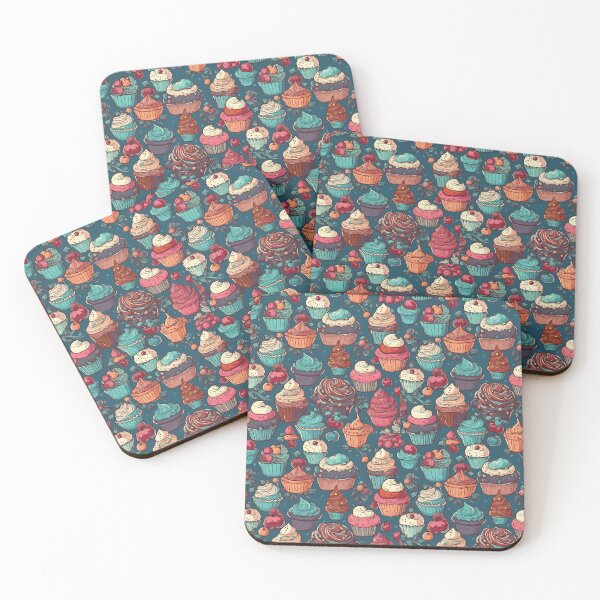 Item preview, cupcakes designed and sold by PaperKingCo.