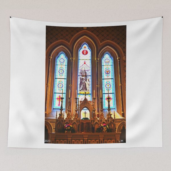 Item preview, The Stained Glass Windows At Old St. Vincent's Catholic Church designed and sold by LisaWootenPhoto.