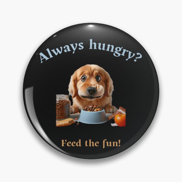 Item preview, Hungry Always, funny dog, eat food designed and sold by PrinceskiKinii.