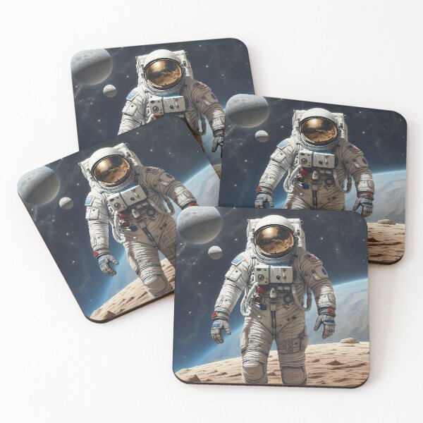 Item preview, Astronaut Lunar Solitude designed and sold by ArtComixHaven.