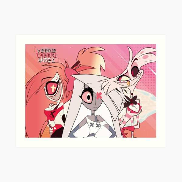 Veggie X Cherri Bomb X Angel Dust Sky - Hazbin Hotel
