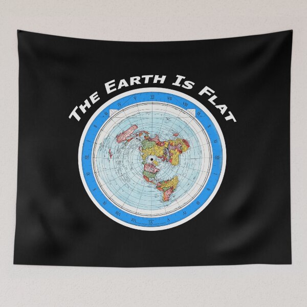 Item preview, The Earth Is Flat designed and sold by MtWoodsonSales.