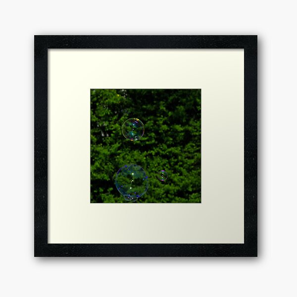 Bubbles Framed Art Print